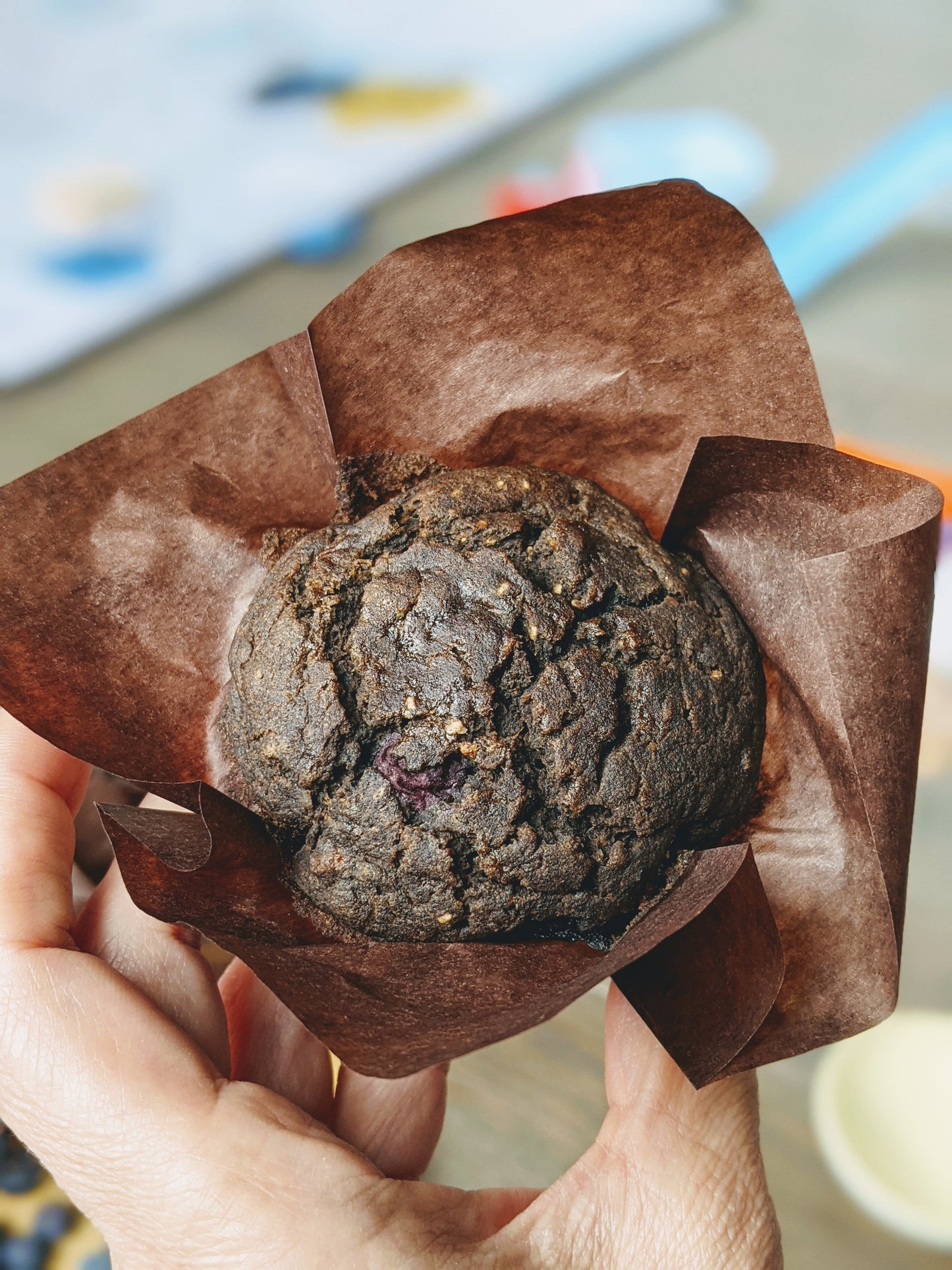 Buckwheat Blueberry Lemon & Spice Muffin (vegan/gf)