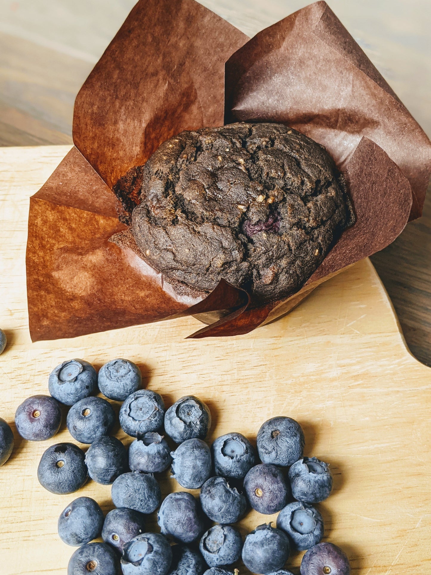 Buckwheat Blueberry Lemon & Spice Muffin (vegan/gf)