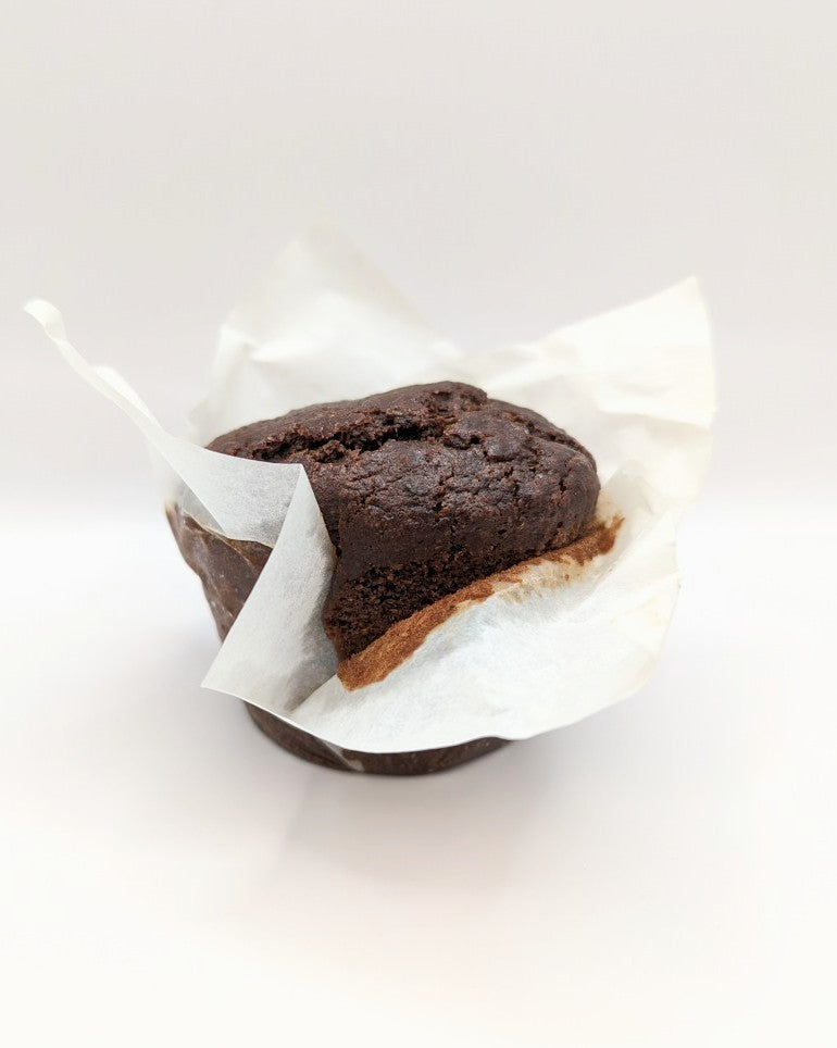 Buckwheat Double Dark Chocolate Chip Muffin (vegan/gf)