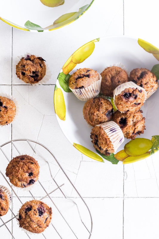 Blueberry Lemon Keto Muffin Bites (gf, sugar-free, keto)