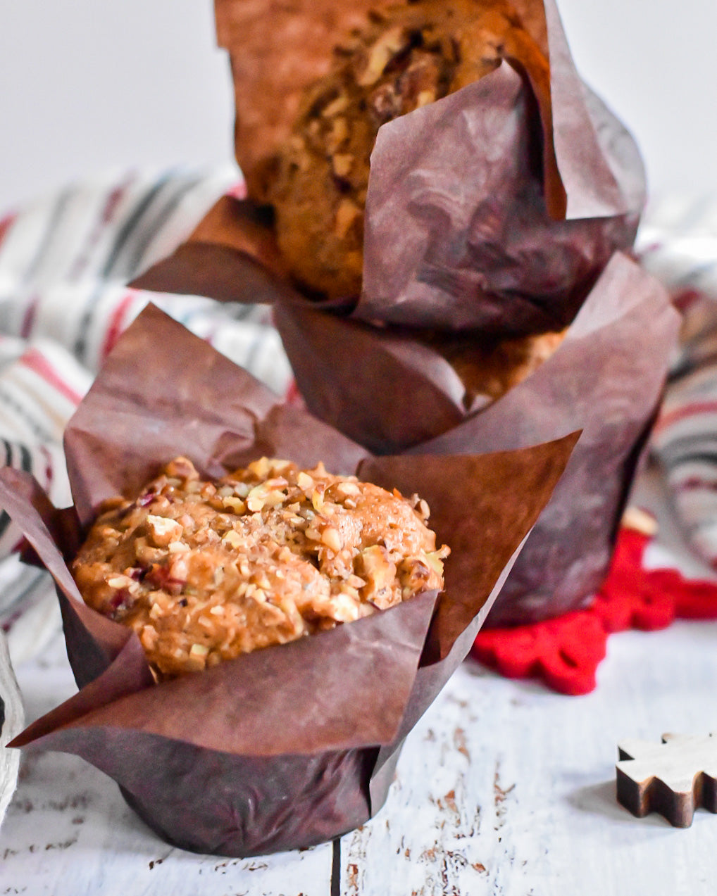 Cranberry Orange Pecan Muffin