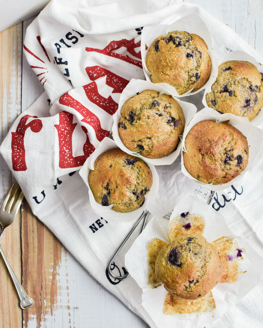 Lemony Blueberry Muffin (whole wheat)