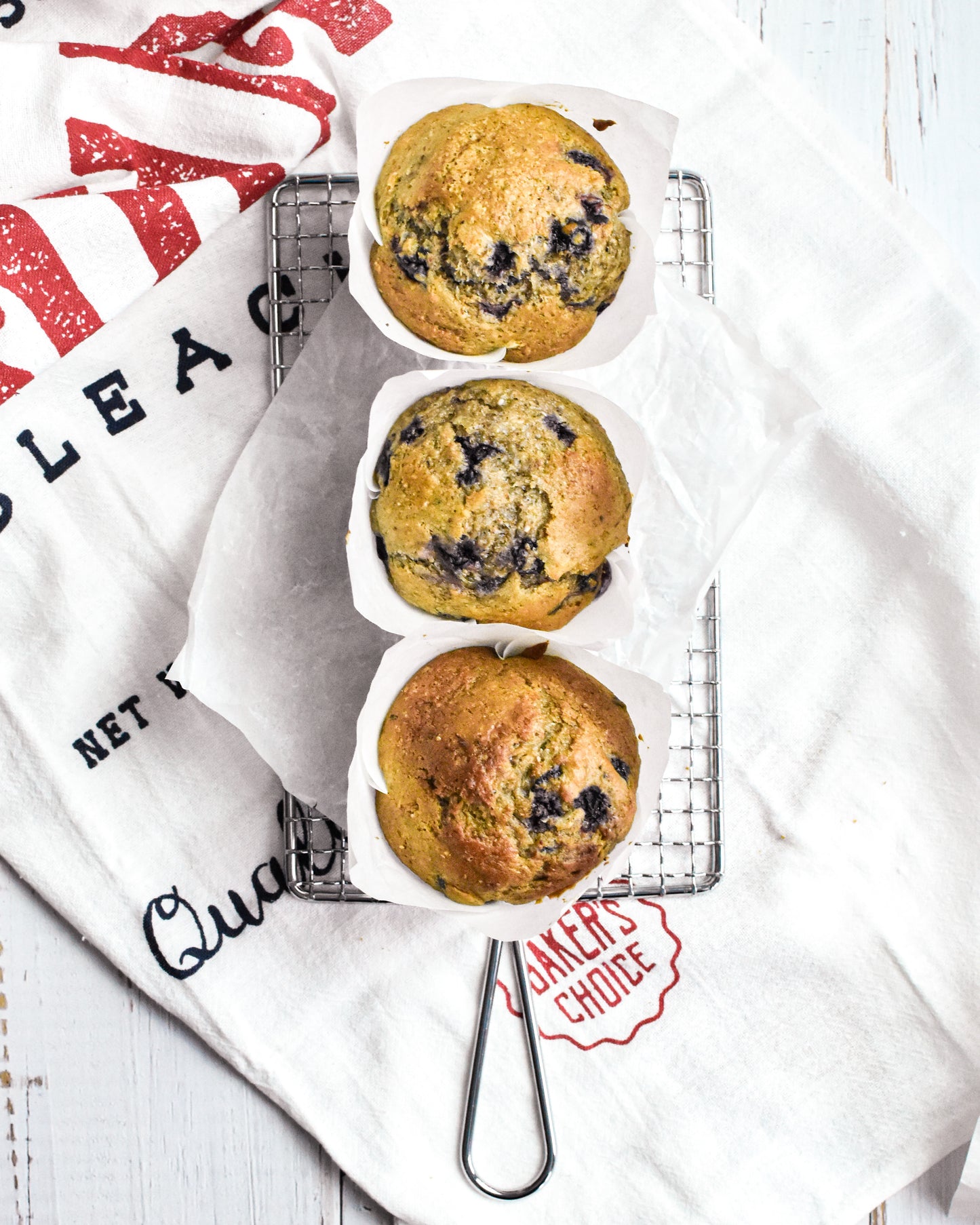 Lemony Blueberry Muffin (whole wheat)