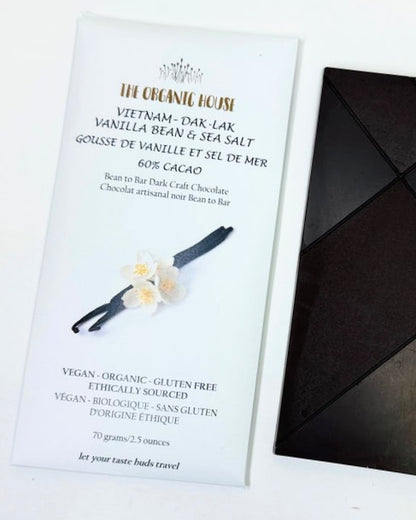 Vanilla Bean and Sea Salt Chocolate Bar