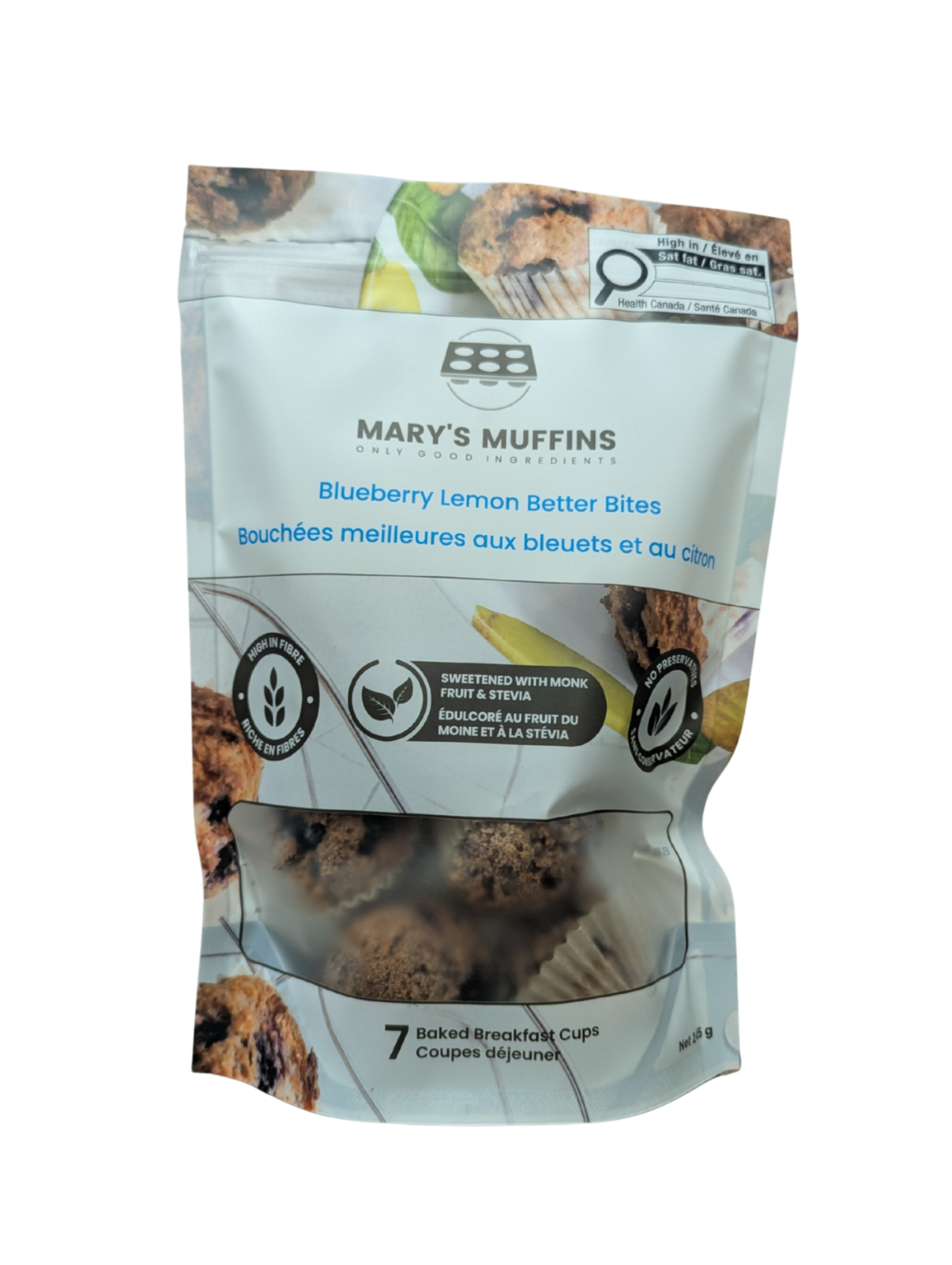 Blueberry Lemon Better Bites 7-pack pouch | Gluten-Free, Grain-Free, Keto-Friendly