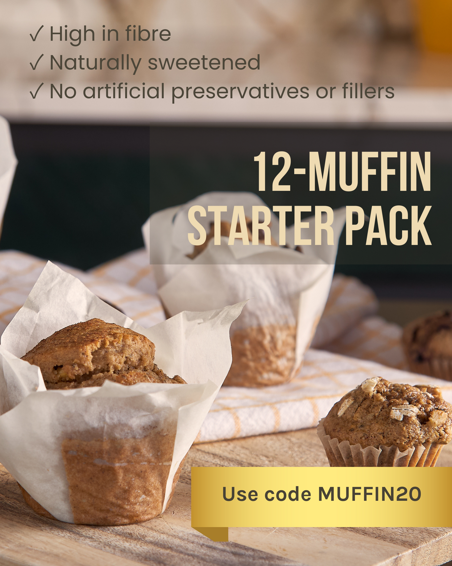 12 MUFFIN STARTER PACK (Save 20% with code MUFFIN20 at checkout)