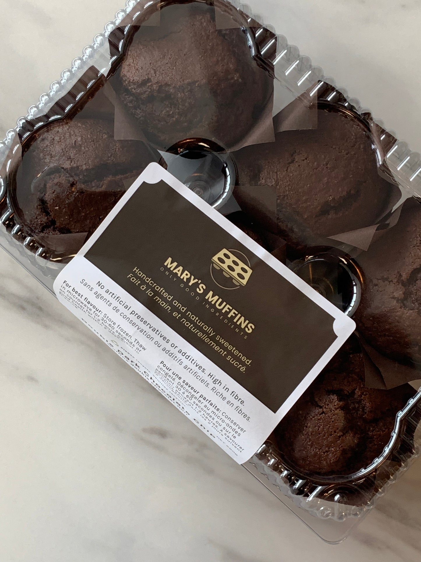 Double Dark Chocolate Chip Muffin (whole wheat)