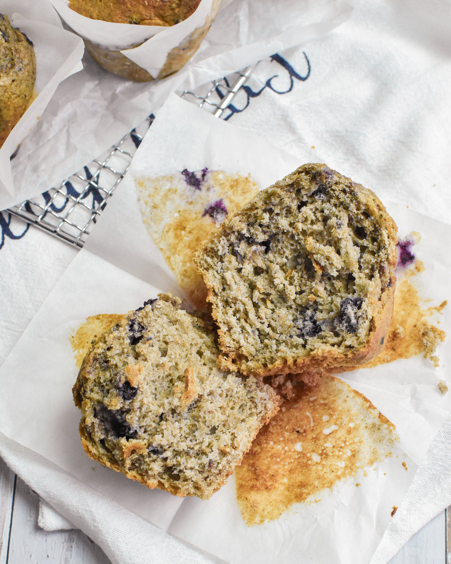 Lemony Blueberry Muffin (whole wheat)