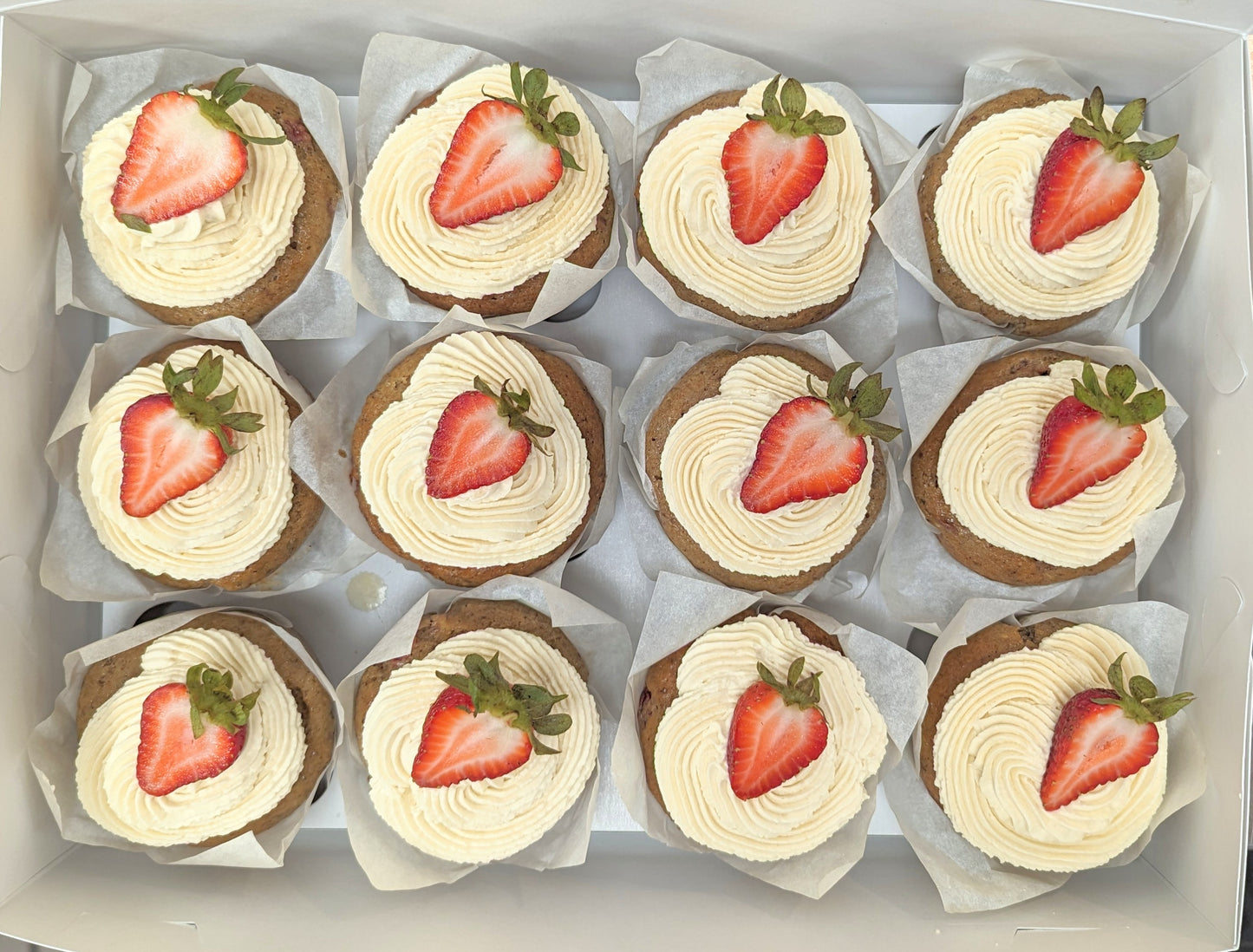 Strawberry Shortcake Muffins