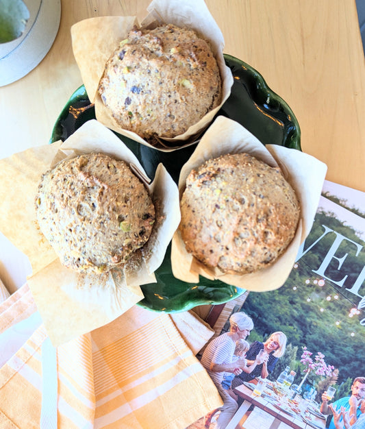 Pistachio Rose Diwali Muffins