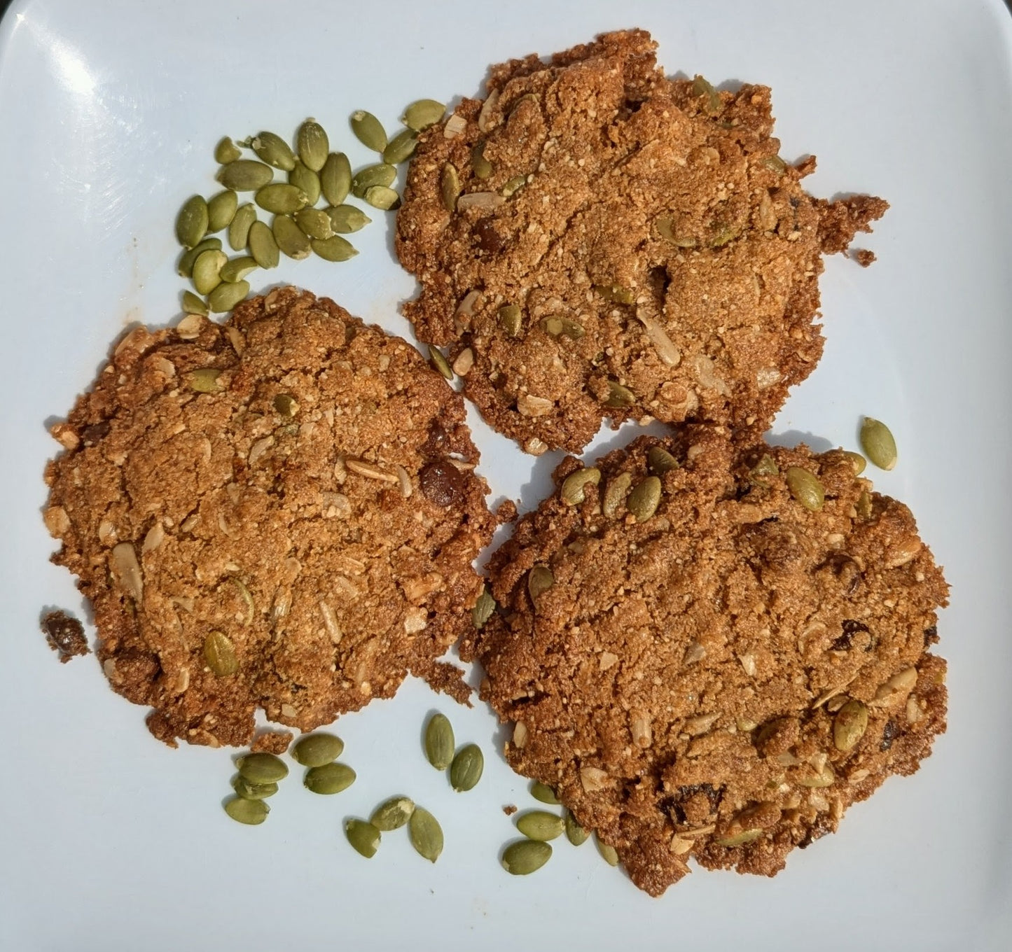Trail Mix Breakfast Cookies (gf, vegan)