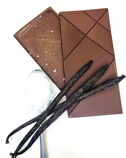 Vanilla Bean and Sea Salt Chocolate Bar
