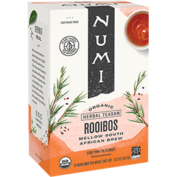 Numi Organic Herbal Tea - box of 18 tea bags