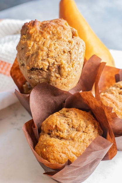 Pear and Fig Oatmeal Muffin