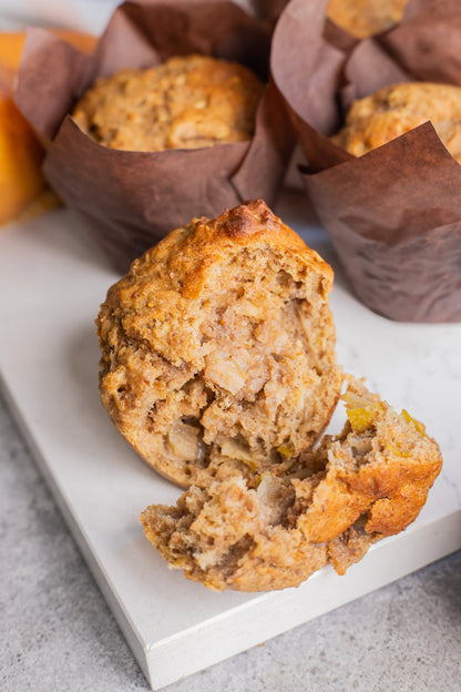Pear and Fig Oatmeal Muffin
