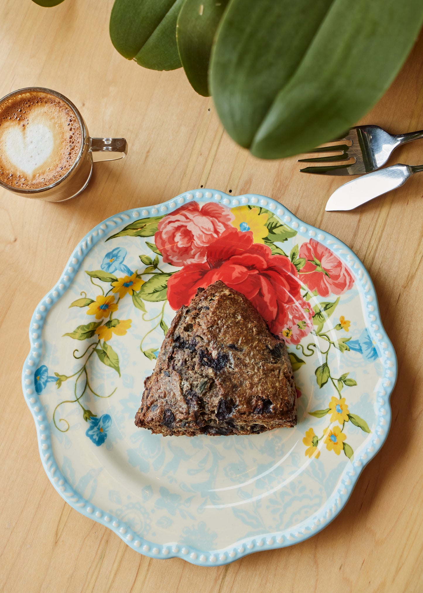 Blueberry Basil Scone