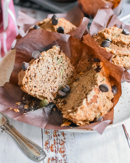 healthy banana muffins