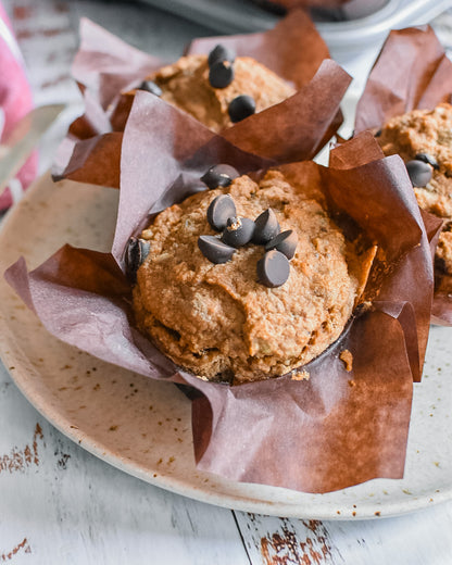 banana chocolate chip muffins oakville