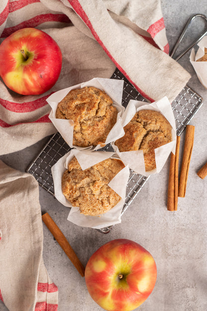 Organic Apple with Cinnamon Muffin (gf oat flour)