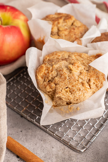 Organic Apple with Cinnamon Muffin (gf oat flour)