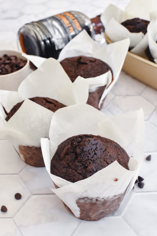 Double Dark Chocolate Chip Muffin (whole wheat)